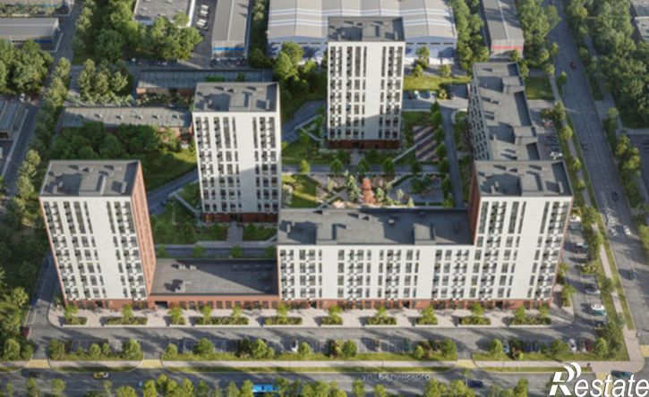 2-комн квартира в новом доме улица Белинского, 98